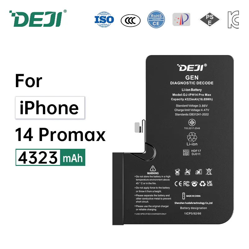 Bateria iphone 14 pro max Genuine IC 4323 mAh DEJI
