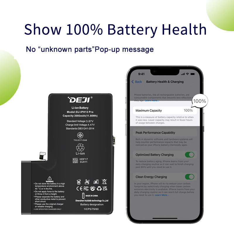 Bateria iphone 13 pro Ck technology DEJI
