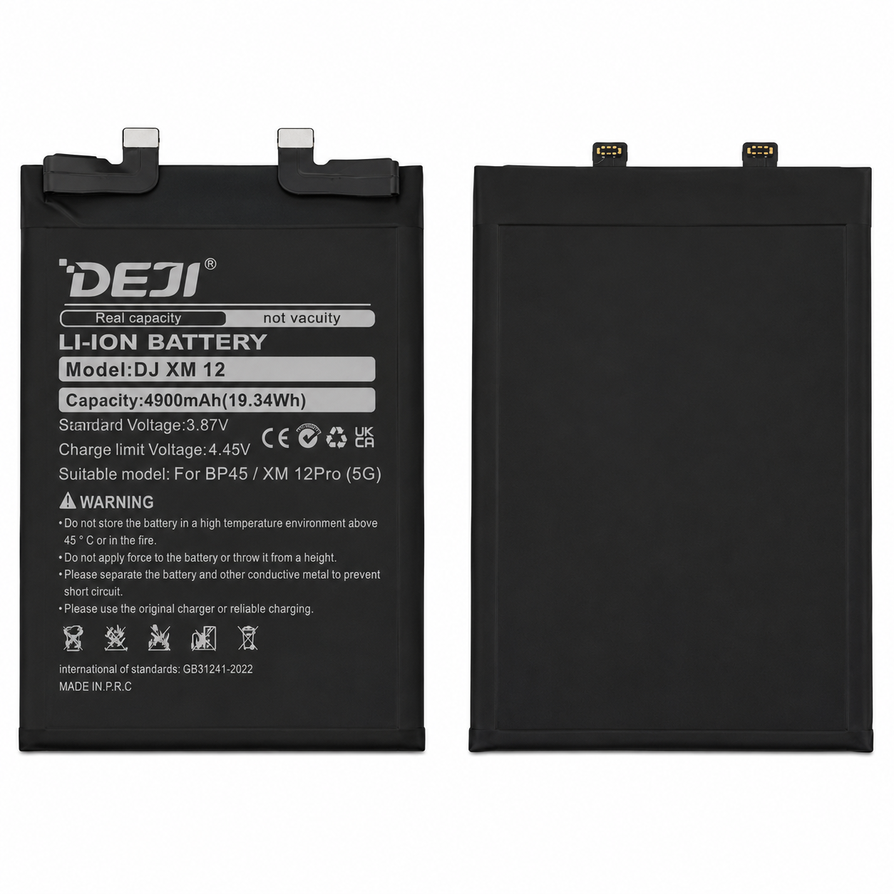 Bateria Xiaomi Mi 12 Pro BP45 4480 mAh DEJI