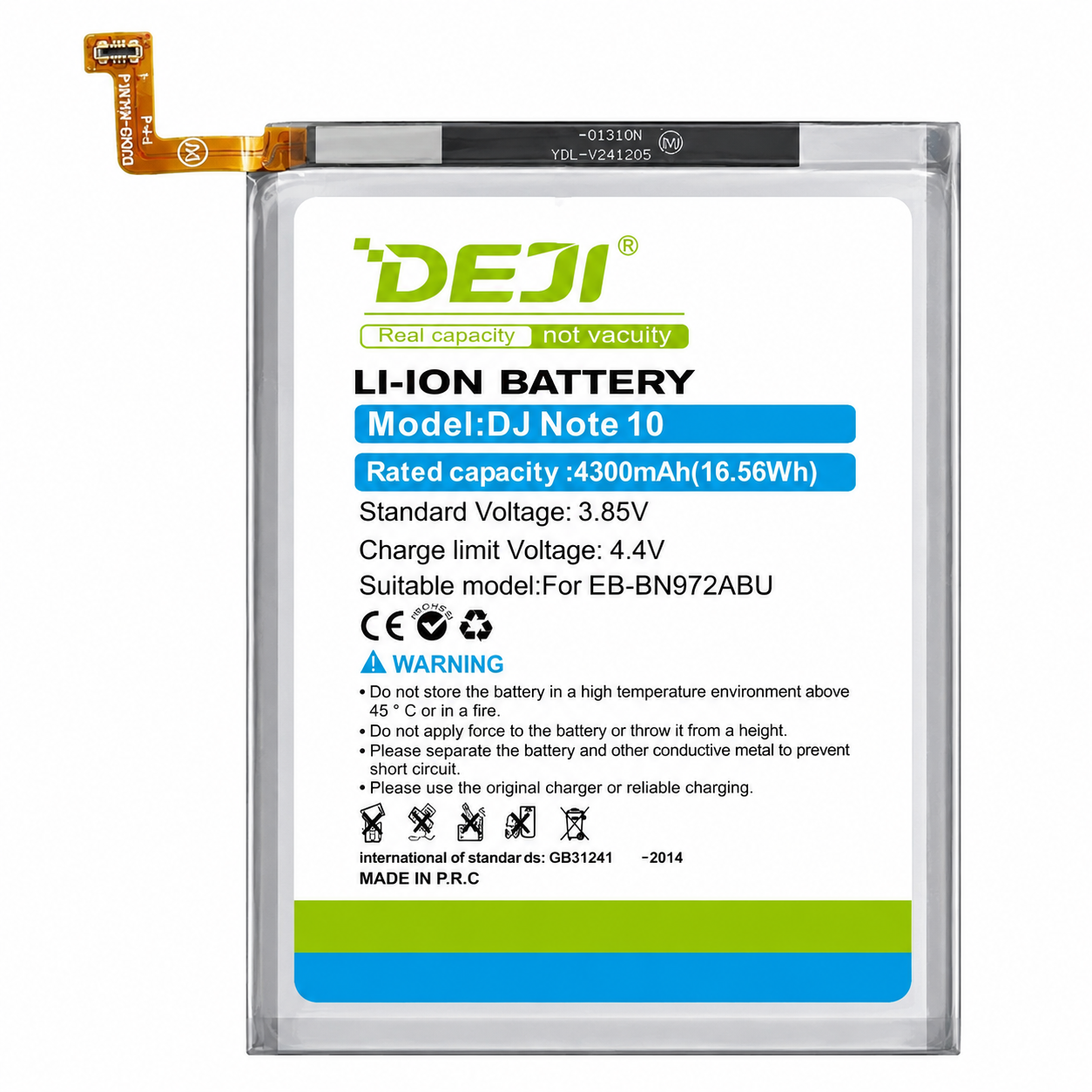 Bateria samsung Galaxy Note 10 Plus EB-BN972ABU deji 4300 mAh