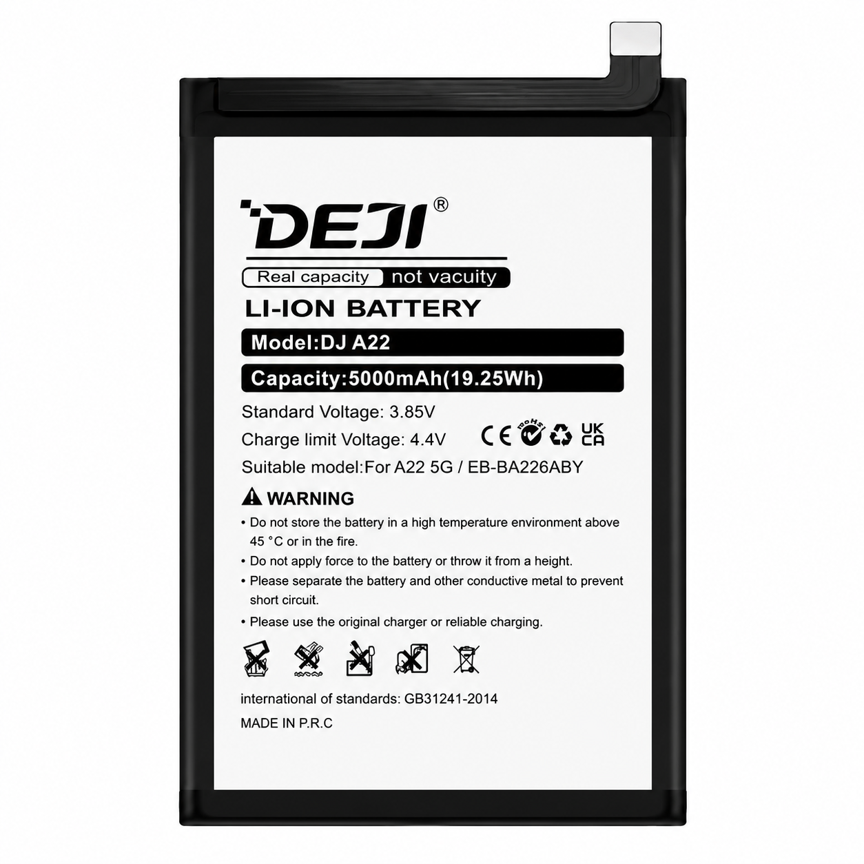 Bateria samsung A22 5G / A04 / A04E EB-BA226ABY 5000 mAh deji