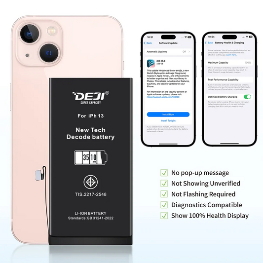 Bateria iphone 13 pro 3095 mAh DECODE DEJI