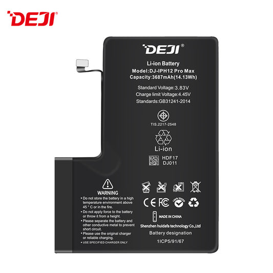 Bateria iphone 12 pro max Deji 3687mah