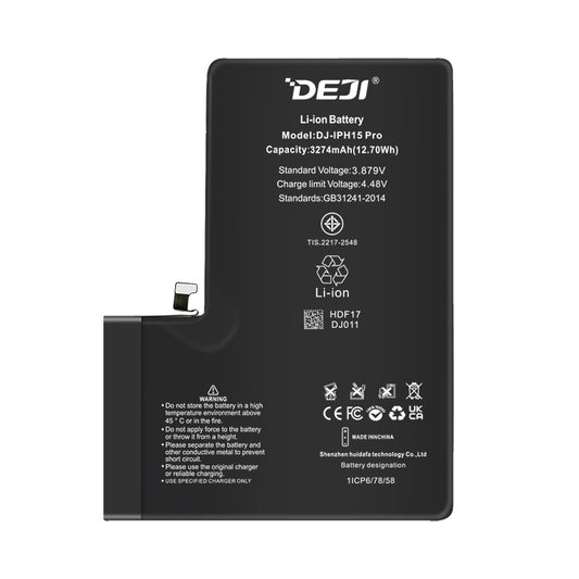Bateria iphone 15 pro 3274 mah deji