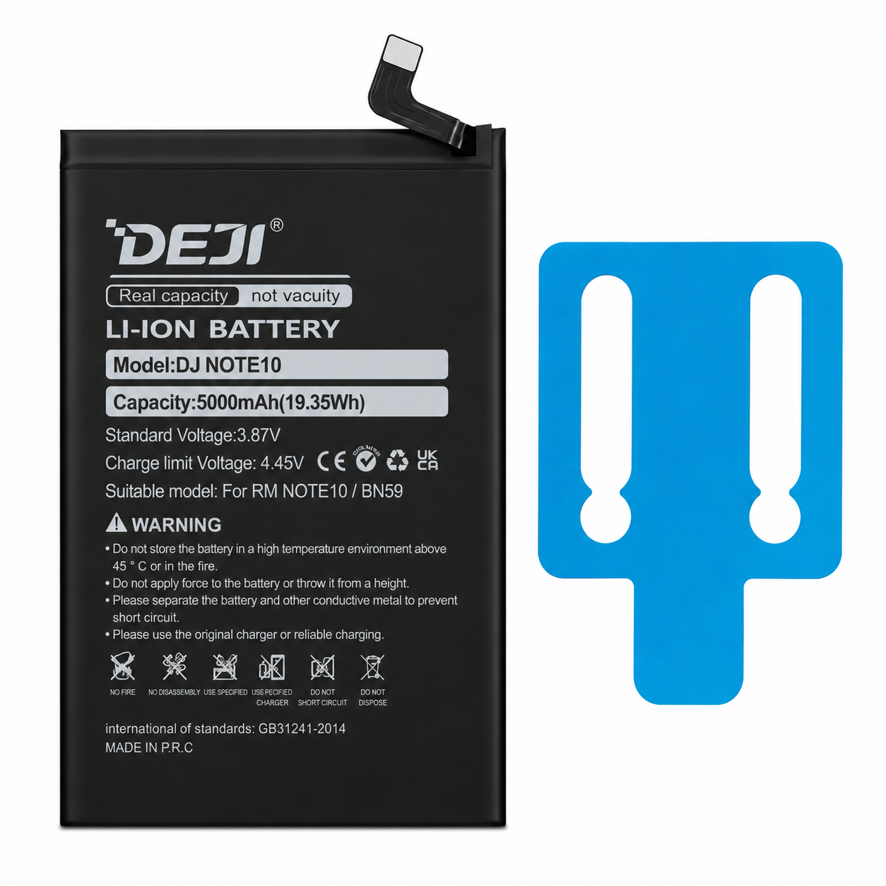 Bateria xiaomi Redmi Note 10 4G / Note 10 Pro 4G / Note 10S BN59 5000 mAh DEJI