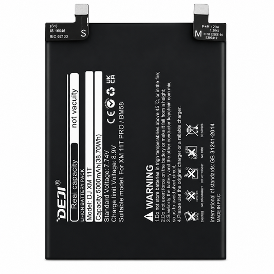 Bateria Xiaomi Mi 11T Pro / Mi Mix 4 BM58 5000 mAh DEJI