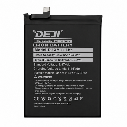 Bateria xiaomi Mi 11 Lite BP42 DEJI 4250 mAh