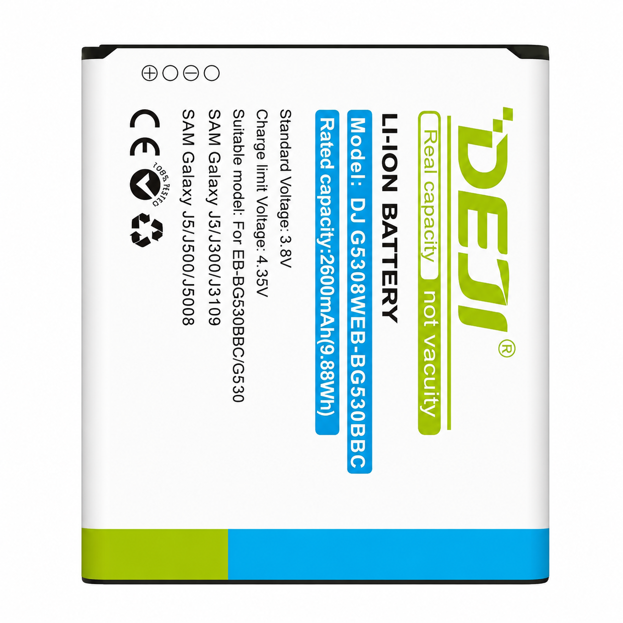 Bateria samsung J2 Prime / J3 / J5 / J2 Core / J3 Prime / G530 / G550 EB-BG530BBC DEJI 2600 mAh