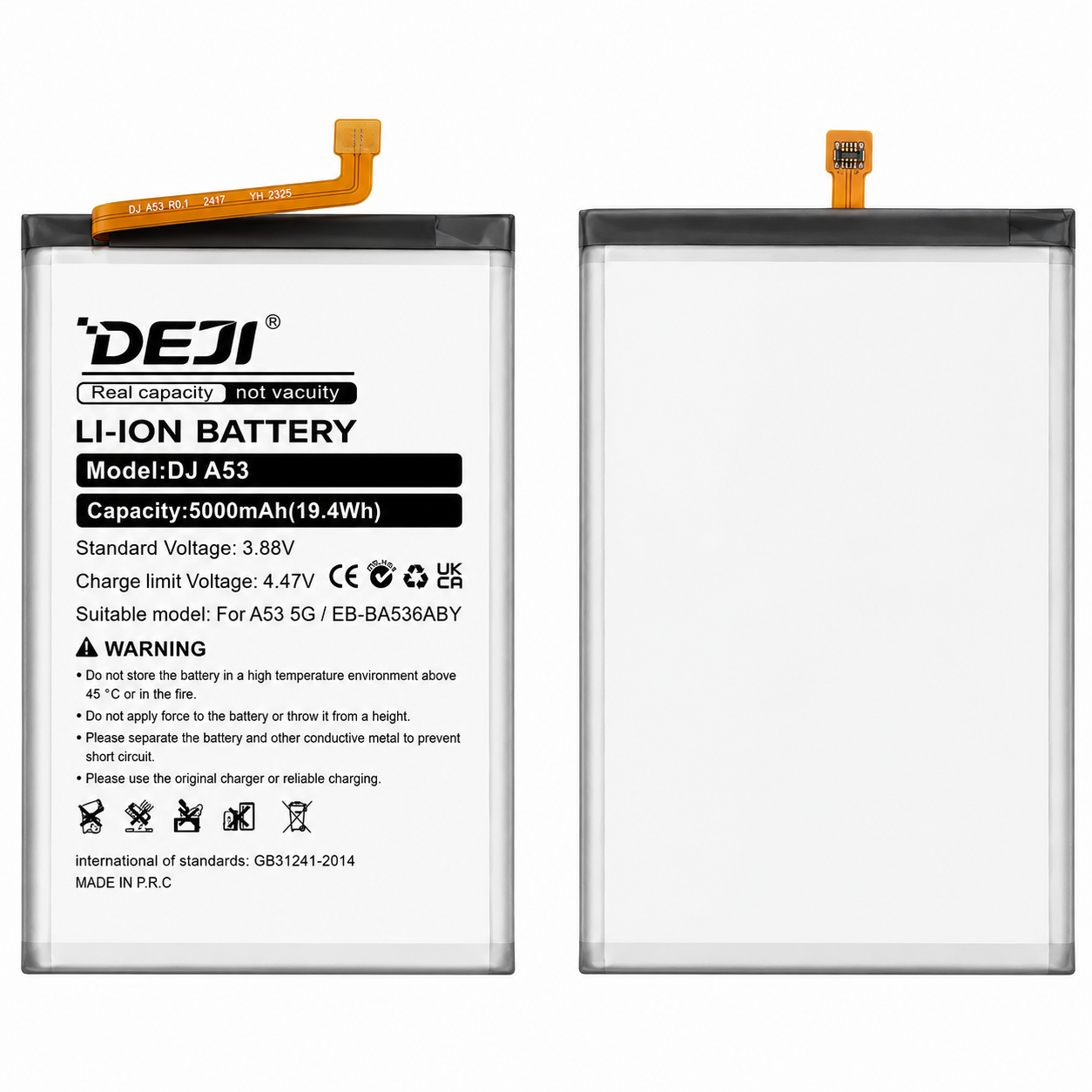 Bateria samsung A53 EB-BA536ABY 5000 mAh deji