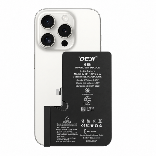 Batería DEJI para iPhone 12 Pro Max - 3687 mAh - IC Genuine