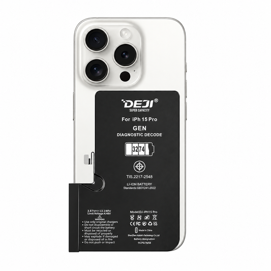 Batería DEJI para iPhone 15 Pro - 3274 mAh - IC Genuine