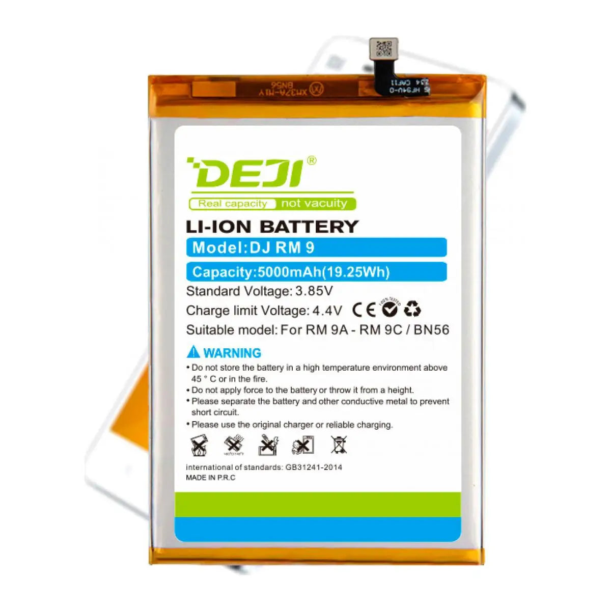 Bateria xiaomi Redmi 9C / 9A / Poco M2 Pro / 10C / A1 / A1 Plus BN56 5000 mAh DEJI