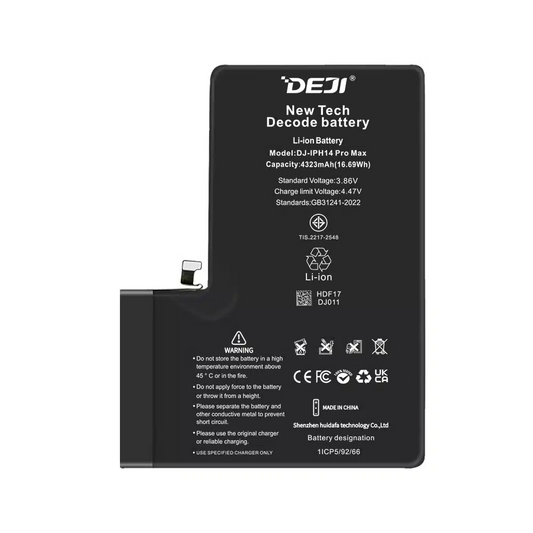 Bateria iphone 14 pro max 4352 mAh DECODE DEJI